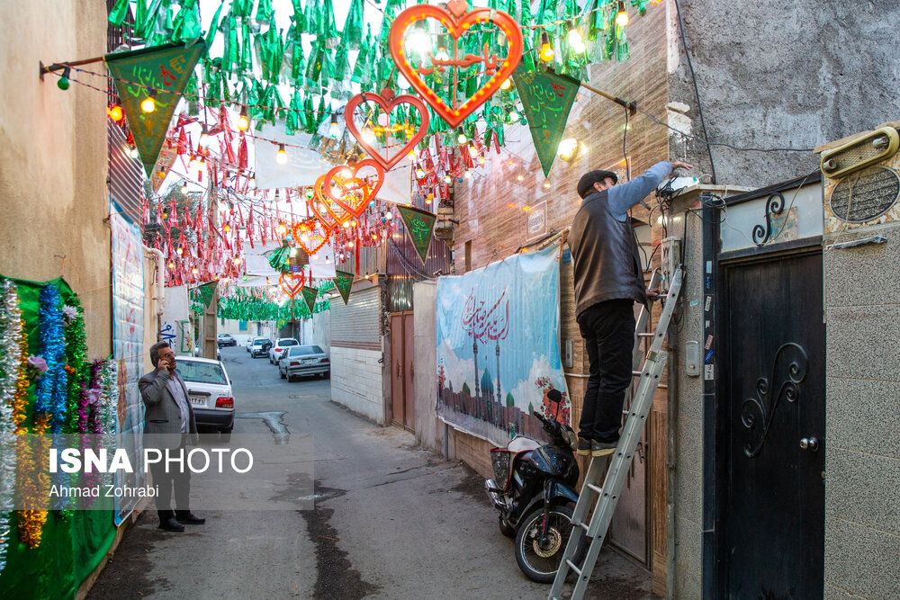 آذین بندی و چراغانی شهر قم