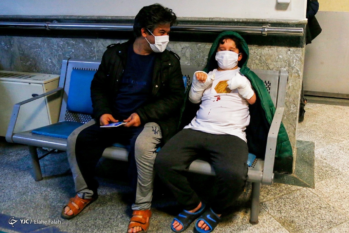 مصدومان چهارشنبه آخر سال