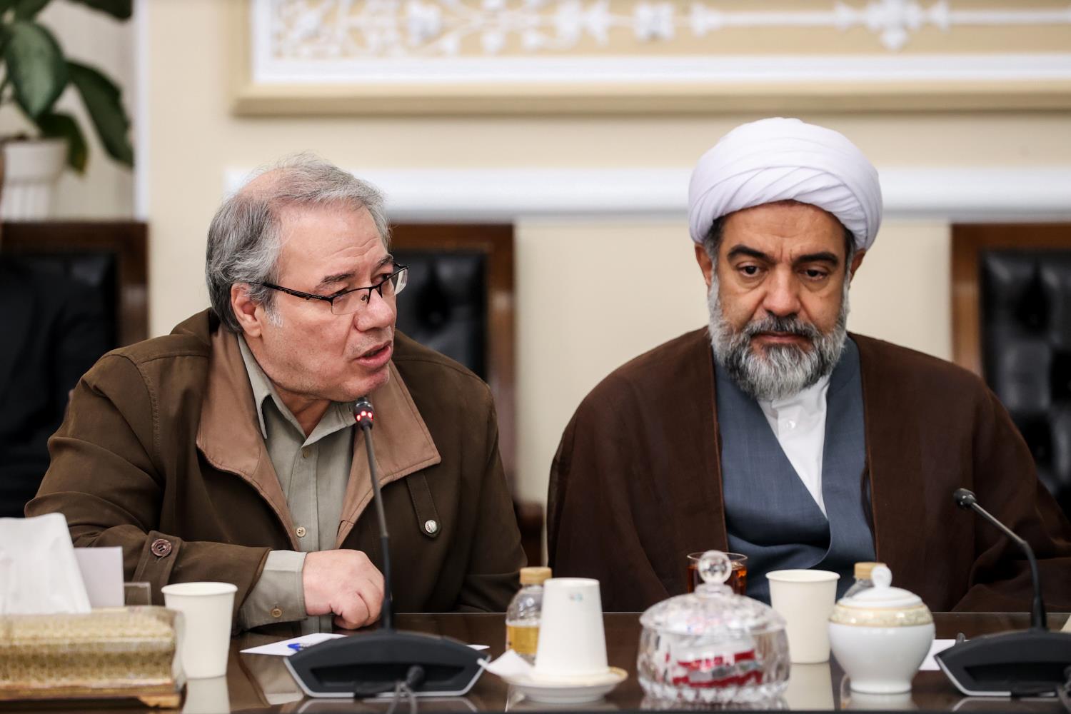 دیدار رئیس و اعضای شورای هماهنگی تبلیغات اسلامی با قالیباف