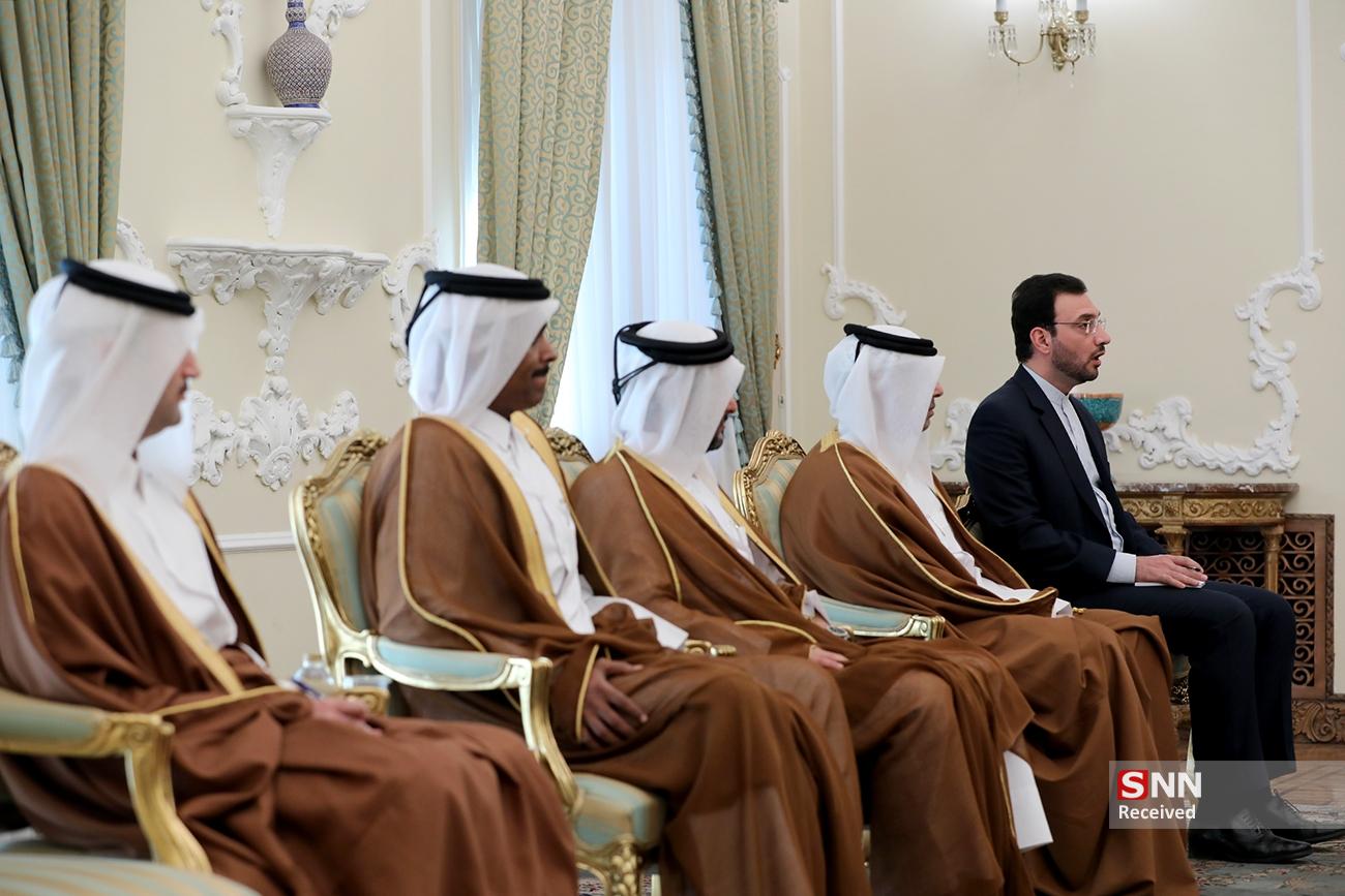 دیدار نخست وزیر و وزیر امور خارجه قطر با رئیس جمهور