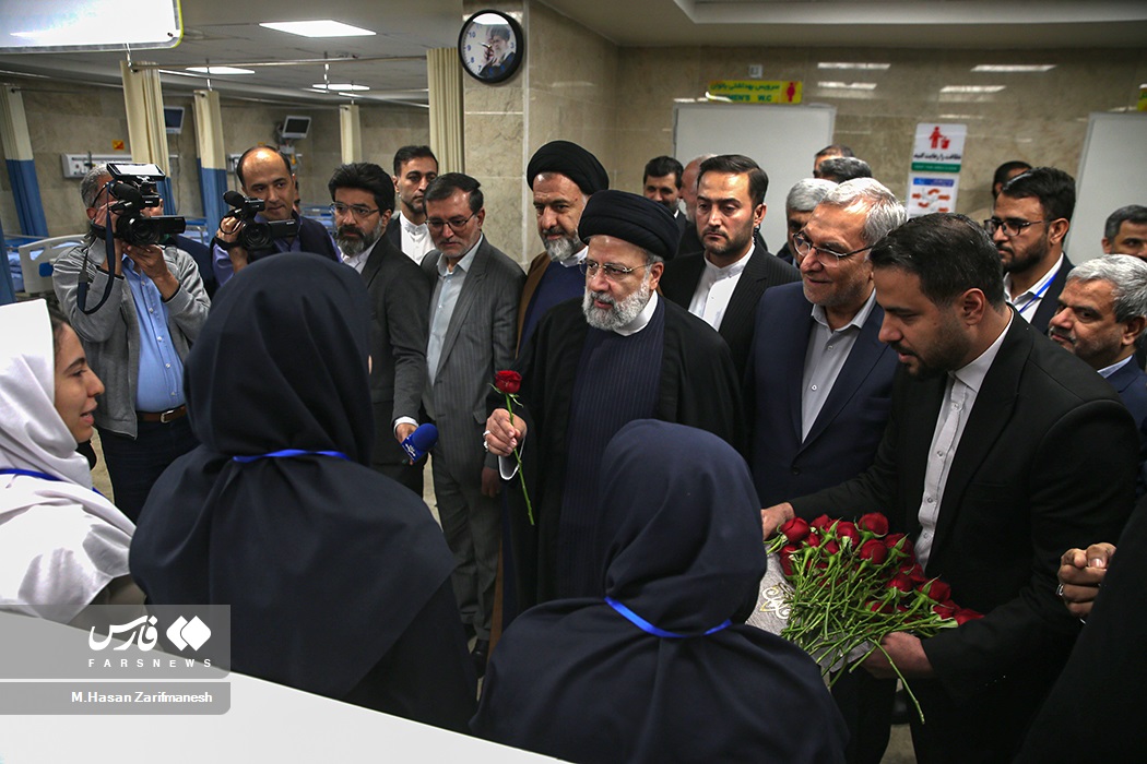 افتتاح بیمارستان امام خمینی(ره) شهریار با حضور رئیسی