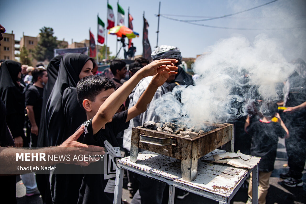 مراسم جاماندگان اربعین در استان‌ها