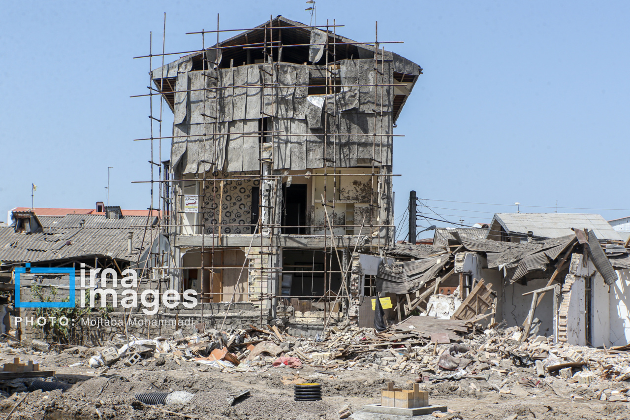 محل حمله رژیم صهیونیستی در آستانه اشرفیه