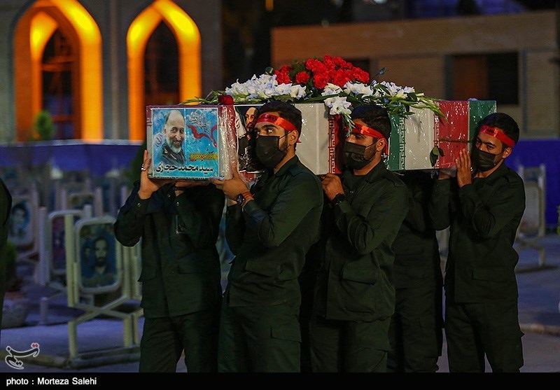  ورود پیکر مطهر سردار حجازی به اصفهان