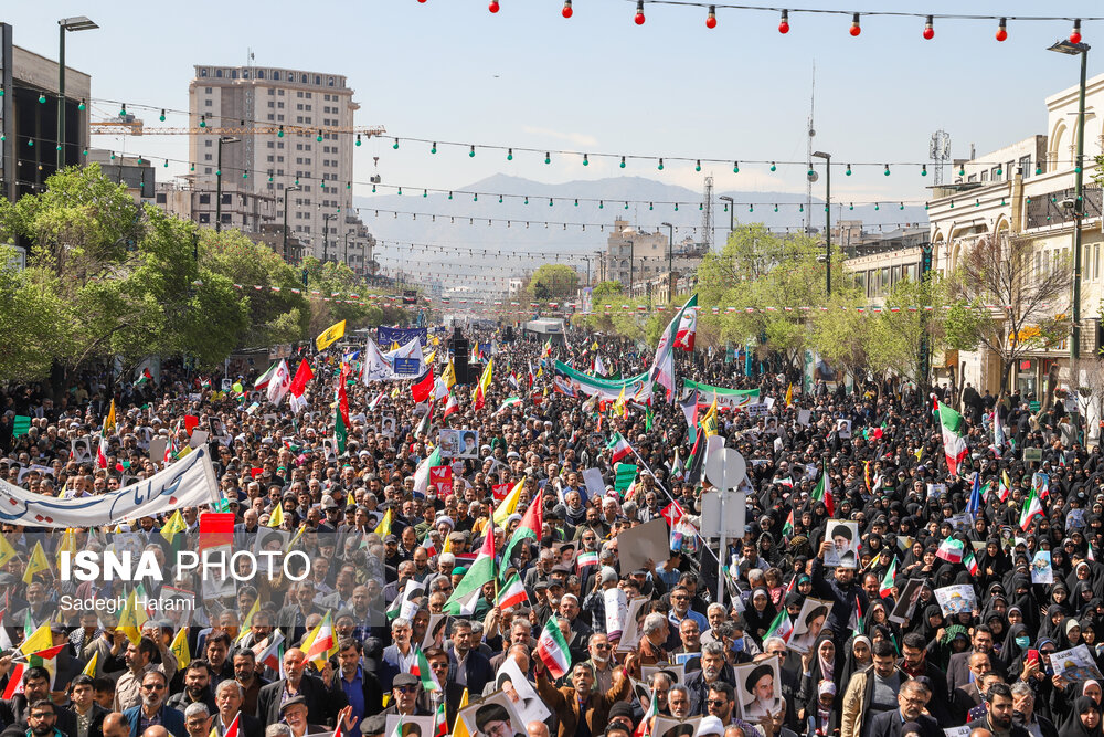  مراسم راهپیمایی روز جهانی قدس در مشهد