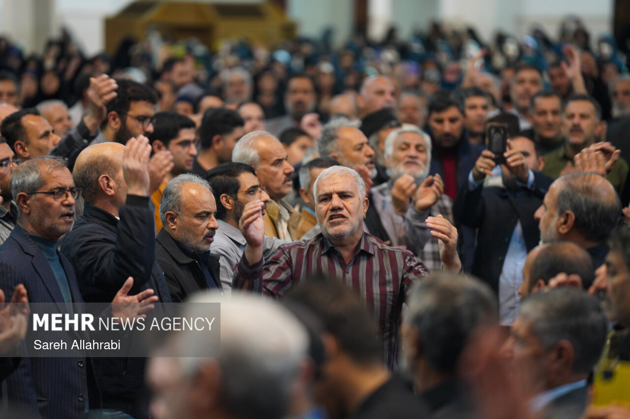 مراسم خطبه خوانی شام شهادت حضرت شاهچراغ(ع)