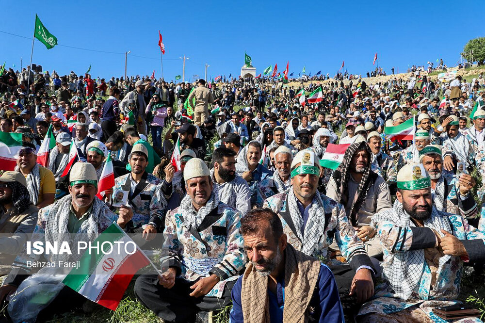 حضور سردار سلامی در مراسم سالگرد عملیات بازی دراز