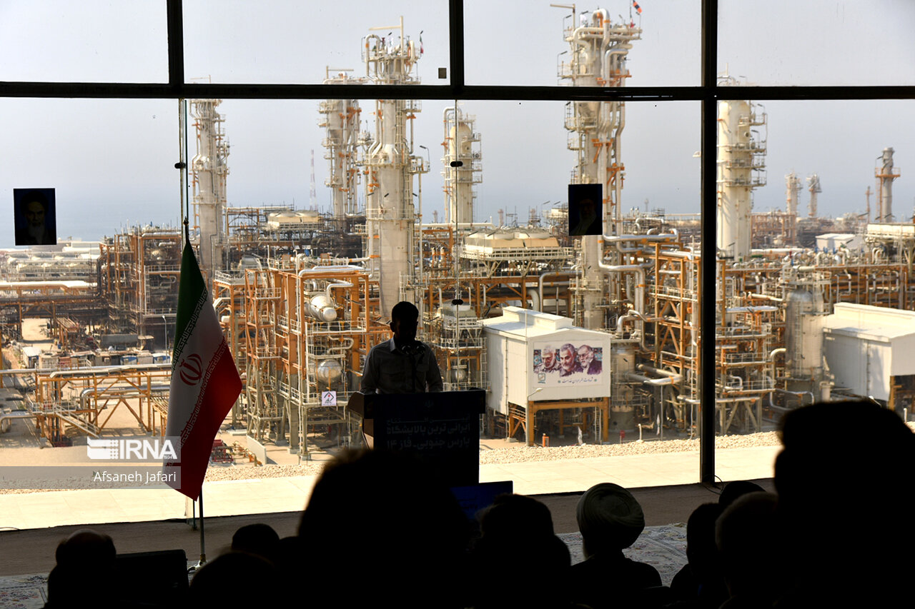 افتتاح فاز ۱۴ پارس جنوبی