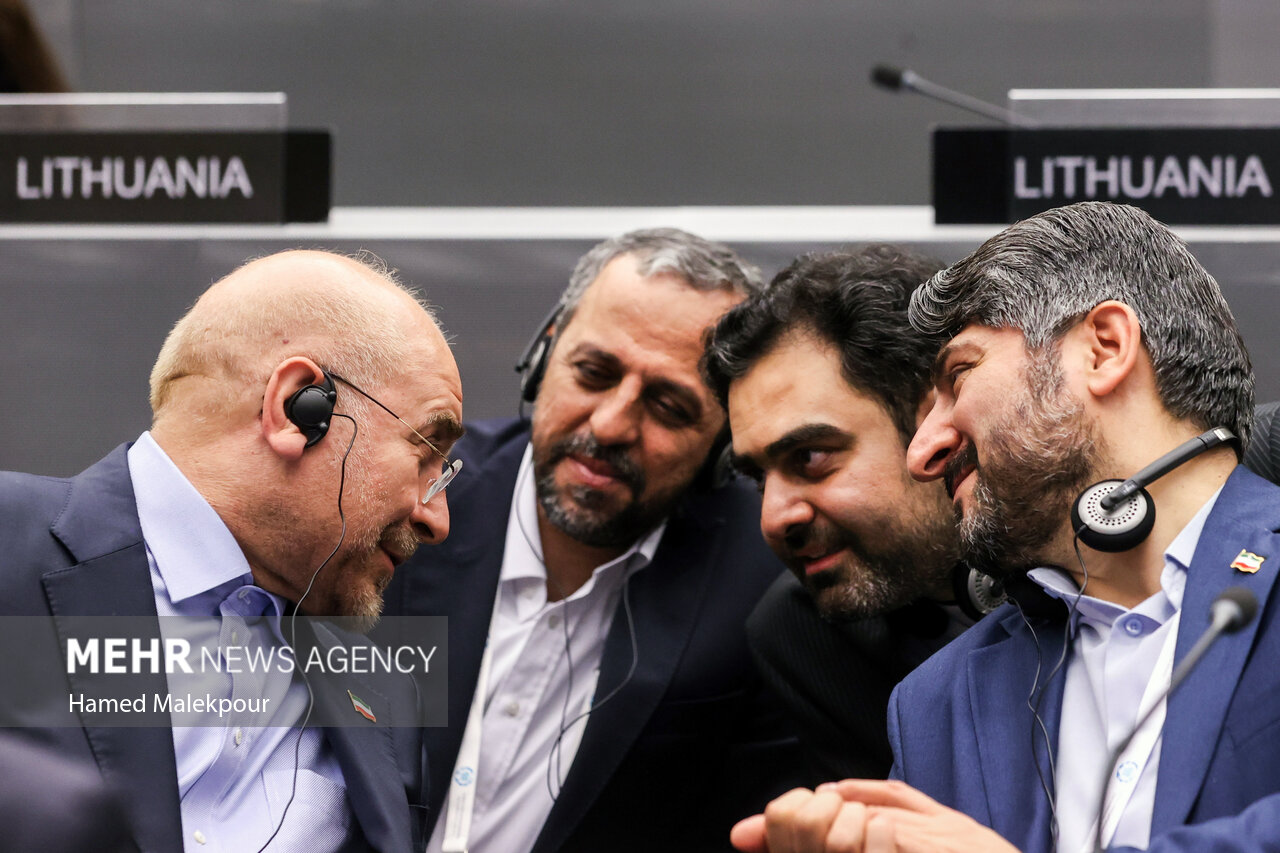 دومین روز سفر رئیس مجلس به ژنو