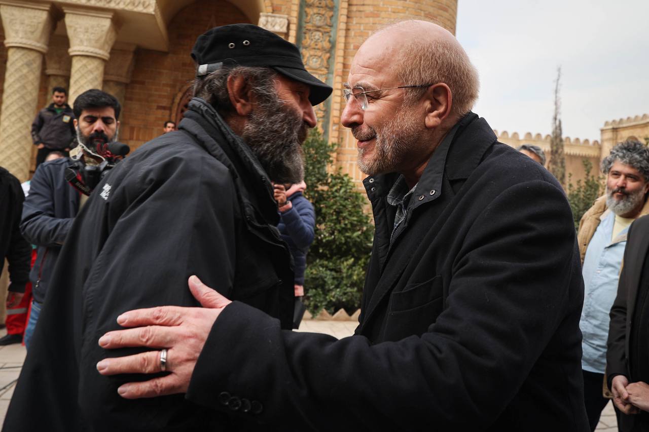 بازدید قالیباف از پشت صحنه سریال سلمان فارسی 