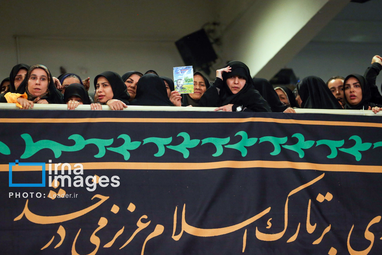 نخستین شب عزاداری ایام فاطمیه با حضور رهبر انقلاب