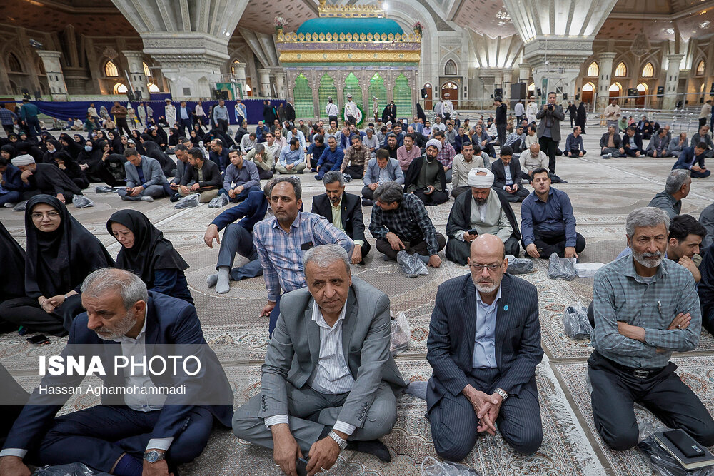 مراسم تجدید میثاق جهادگران و دانشگاهیان 