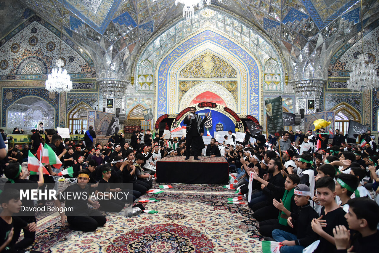 اجتماع بزرگ «احلی من العسل» در حرم مطهر امام رضا(ع)