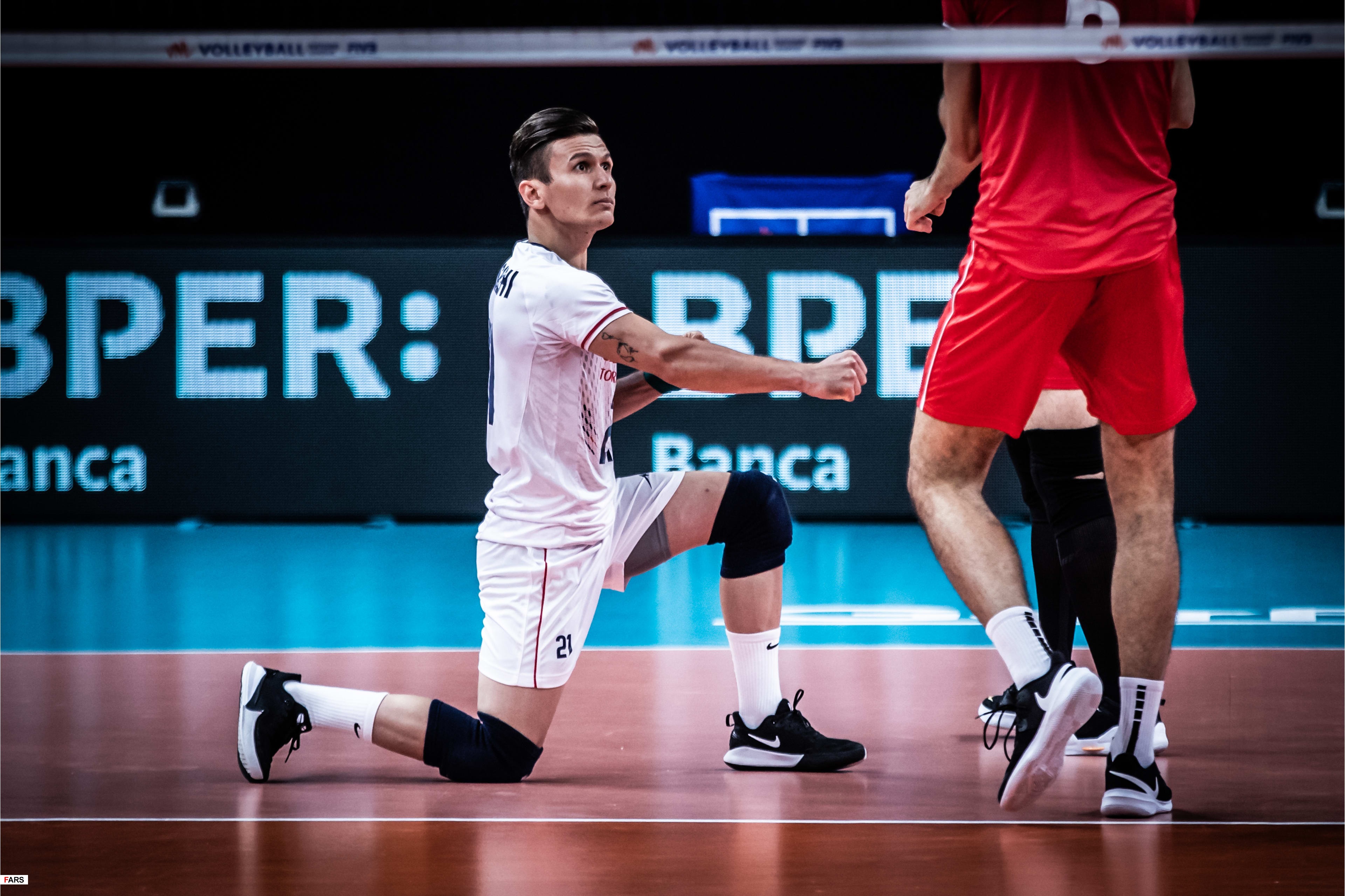 پیروزی والیبال ایران مقابل آمریکا