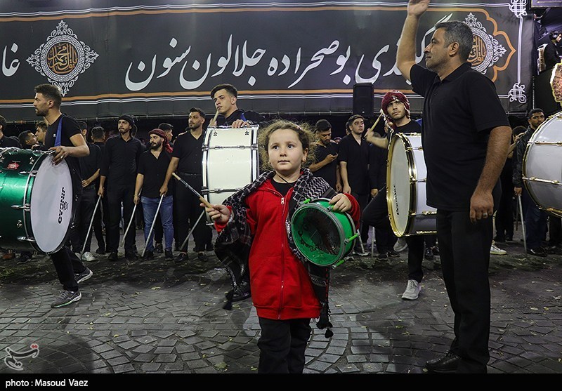 مراسم عزاداری شاه حسین گویان در تبریز