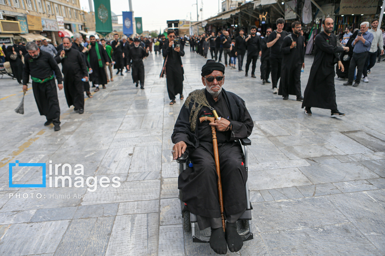 عزاداری شهادت امام جعفر صادق (ع) در قم