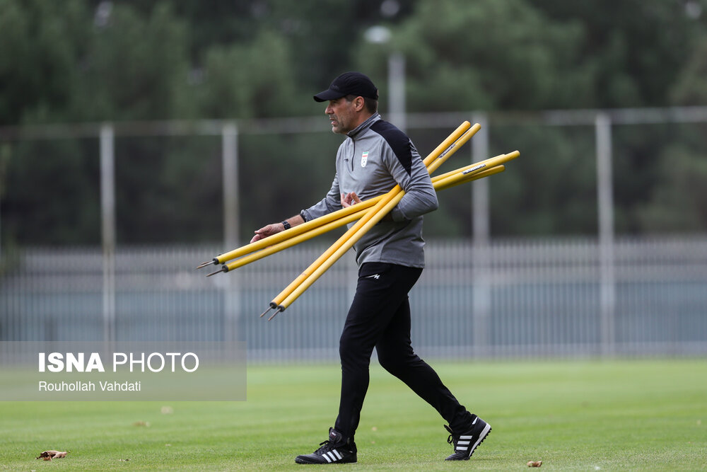 تمرین تیم ملی فوتبال