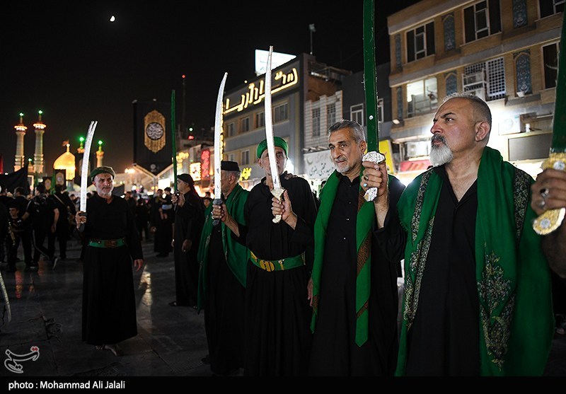 مراسم سنتی مشق شمشیر در قم