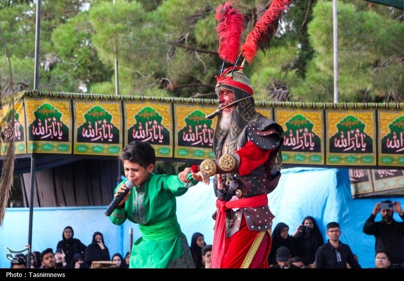 بازسازی واقعه عاشورا در ده‌زیار کرمان