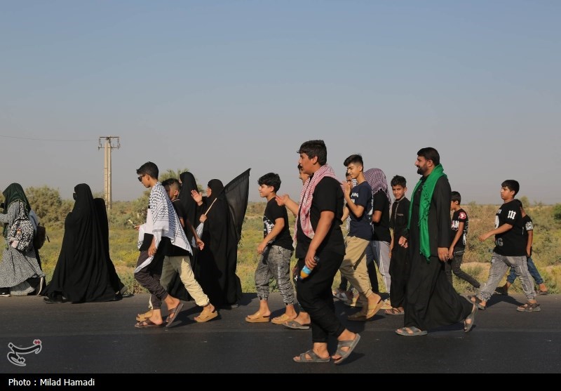 حرکت کاروان مشایه اهالی الهایی به کربلا معلی