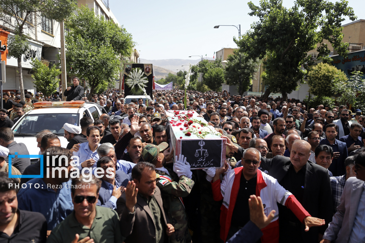 تشییع پیکر مطهر شهیدقاضی « احسان باقری»