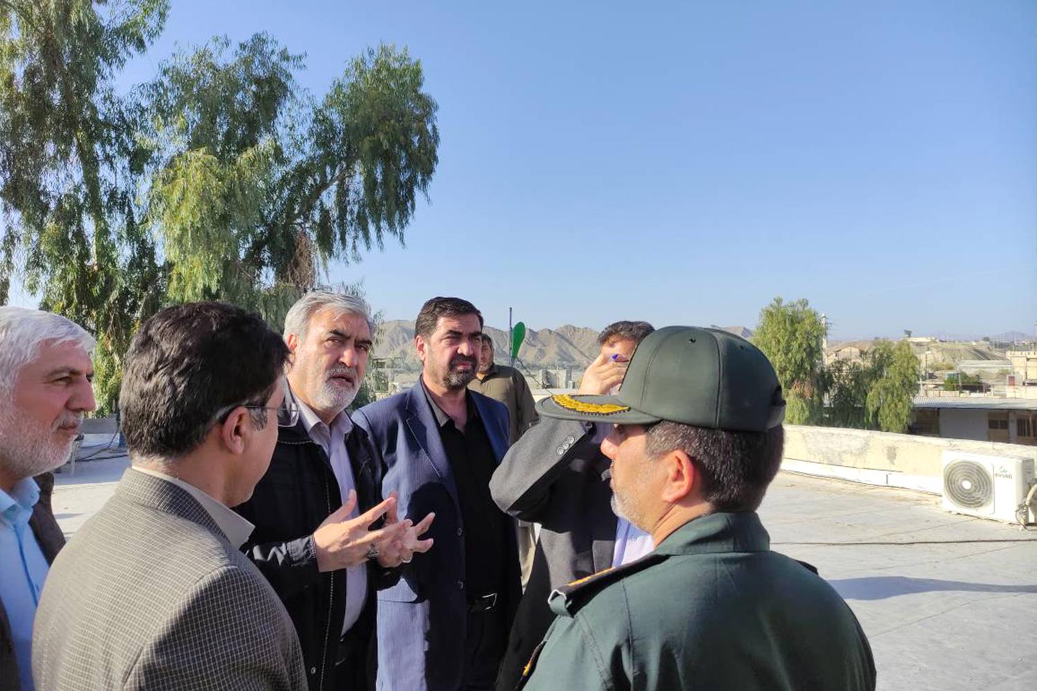 نظارت میدانی نمایندگان از محل حادثه تروریستی راسک