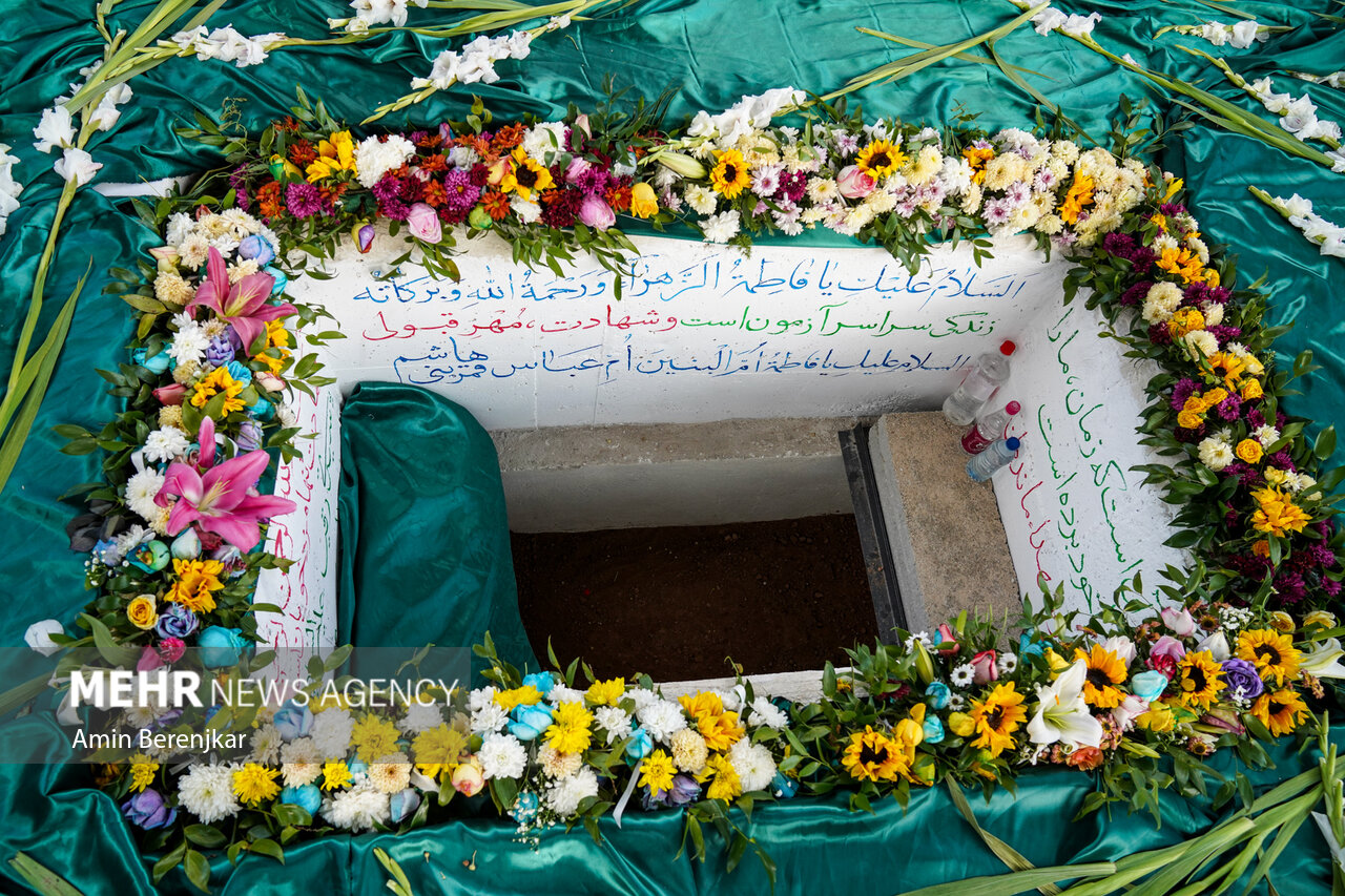تشییع و خاکسپاری پیکر پاک شهید گمنام در بوستان نماز شیراز