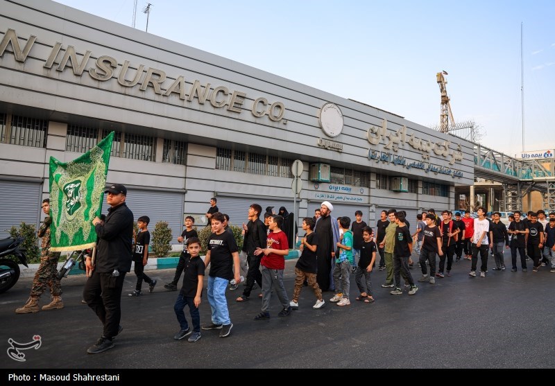 دسته عزاداری هیئت نوجوانان بسیجی تهران