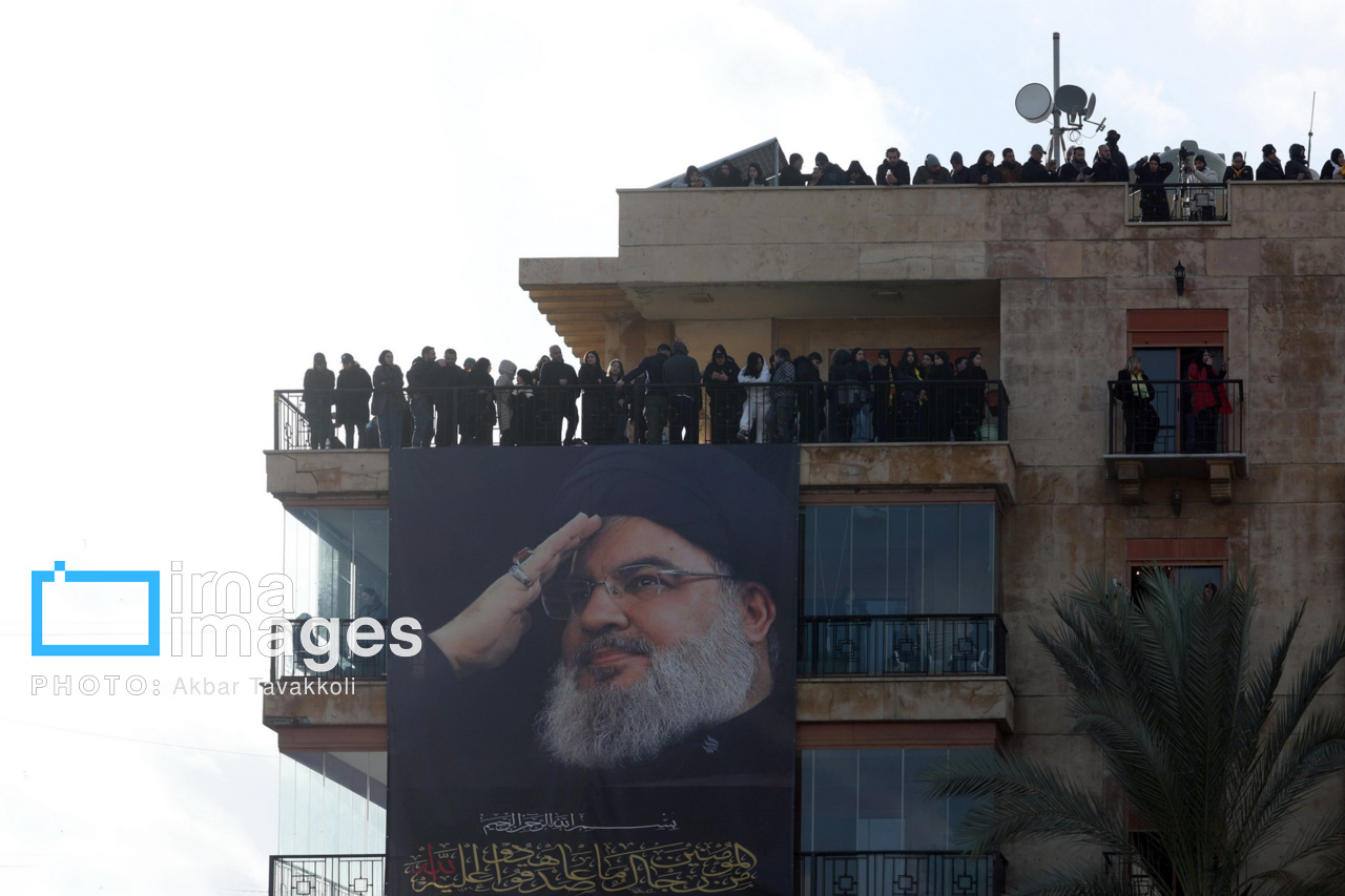 تشییع پیکر شهیدان «سید حسن نصرالله» و «سید هاشم صفی الدین»