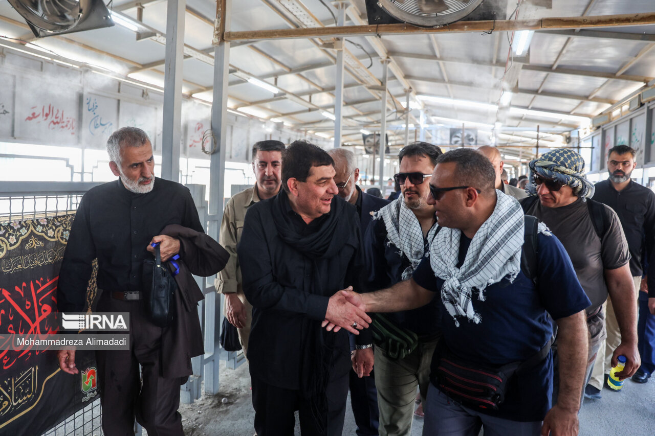 حضور معاون اول رئیس جمهور در پایانه مرزی شلمچه