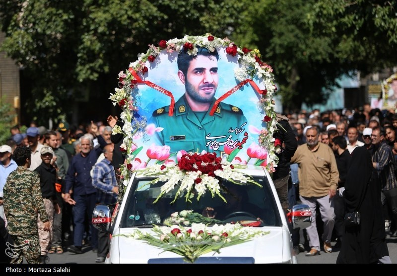 تشییع ۳ شهید حمله رژیم صهیونیستی در نجف آباد اصفهان