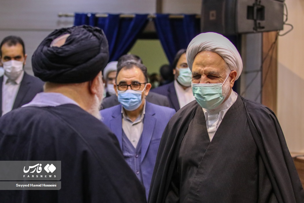 رئیس قوه قضائیه در مشهد