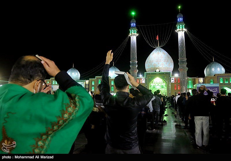 احیای شب بیست وسوم رمضان در مسجد جمکران