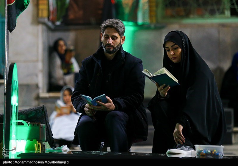 مراسم احیای شب بیست و سوم در محله باغ فیض