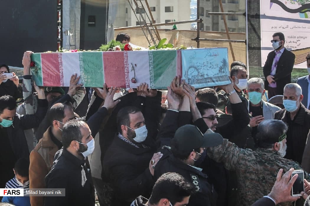 تشییع دو شهید گمنام