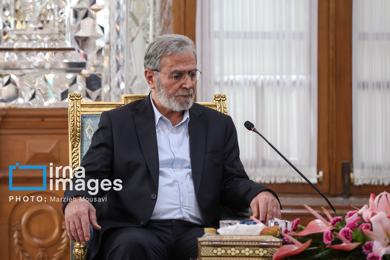 دیدار دبیر کل جنبش جهاد اسلامی فلسطین با قالیباف