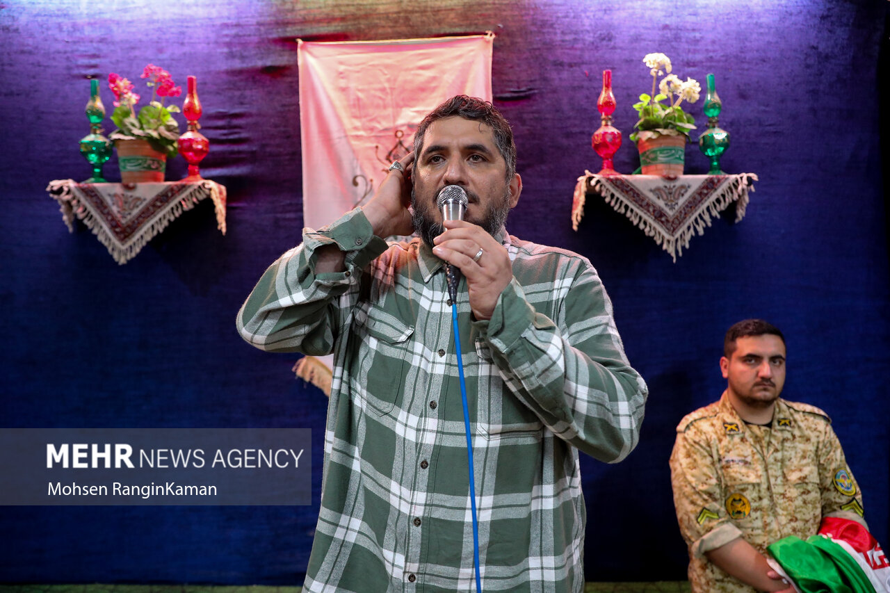 مراسم وداع با پیکر مطهر شهید محمدحسن زارعی