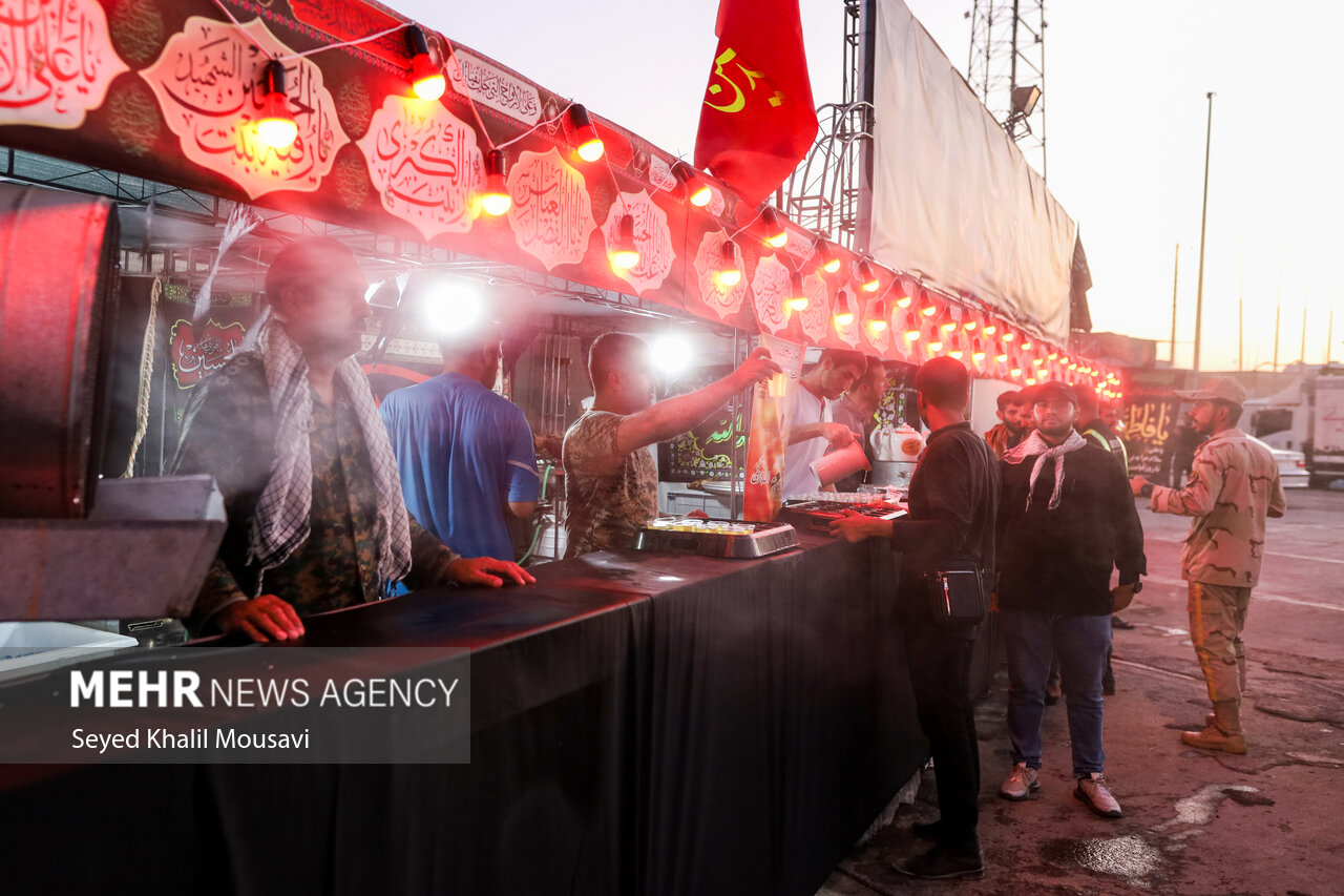 تردد زائران اربعین حسینی از مرز چذابه