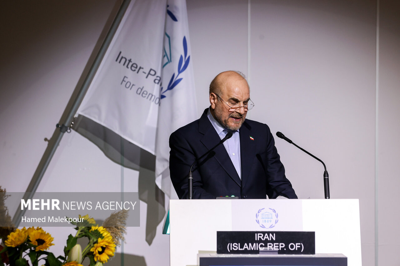 دومین روز سفر رئیس مجلس به ژنو