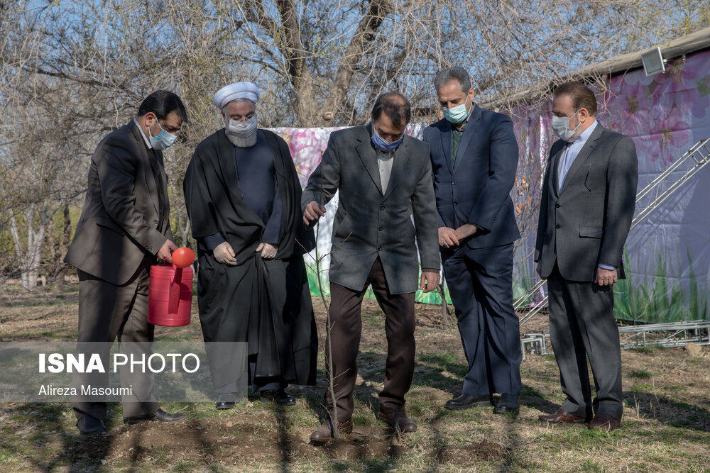 مراسم روز درختکاری با حضور ریاست جمهوری