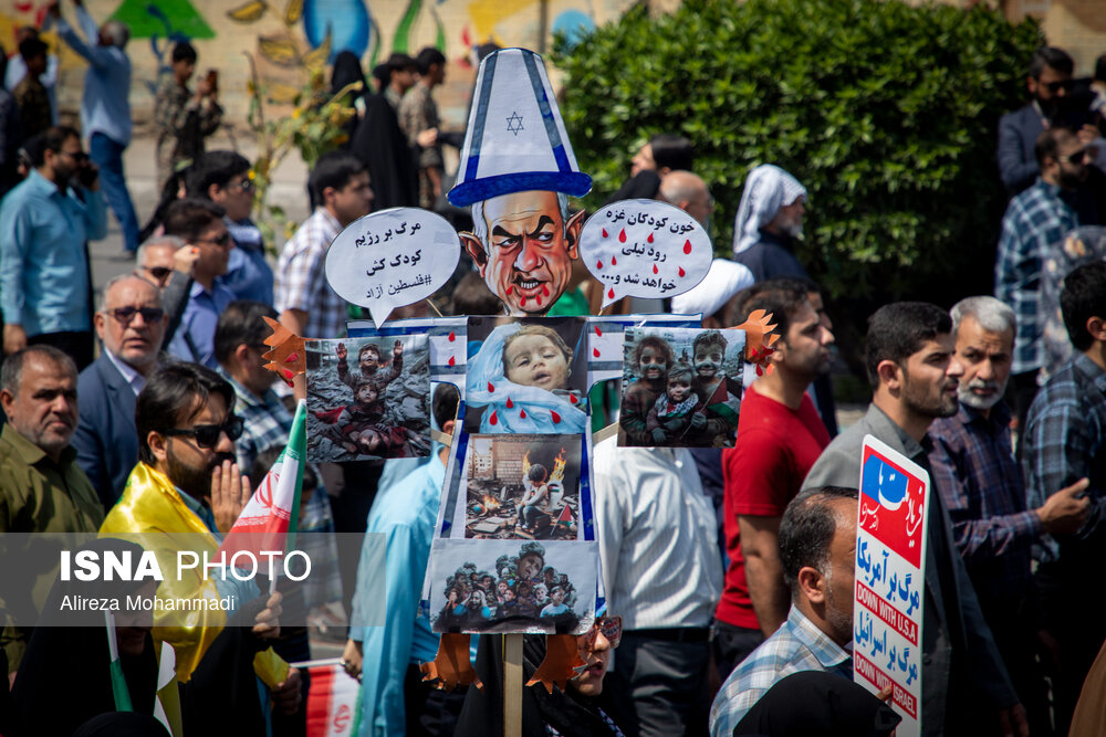 مراسم راهپیمایی روز قدس در اهواز