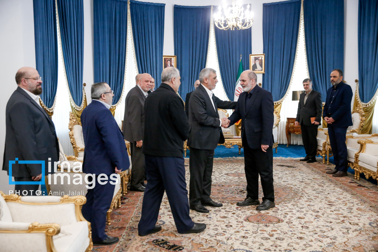 دیدار اعضای شورای رهبری حماس با احمدیان