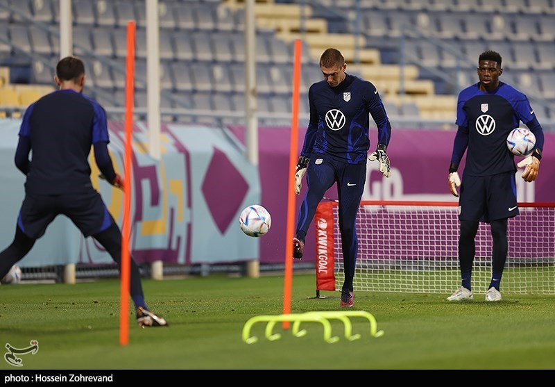 تمرین تیم ملی آمریکا 