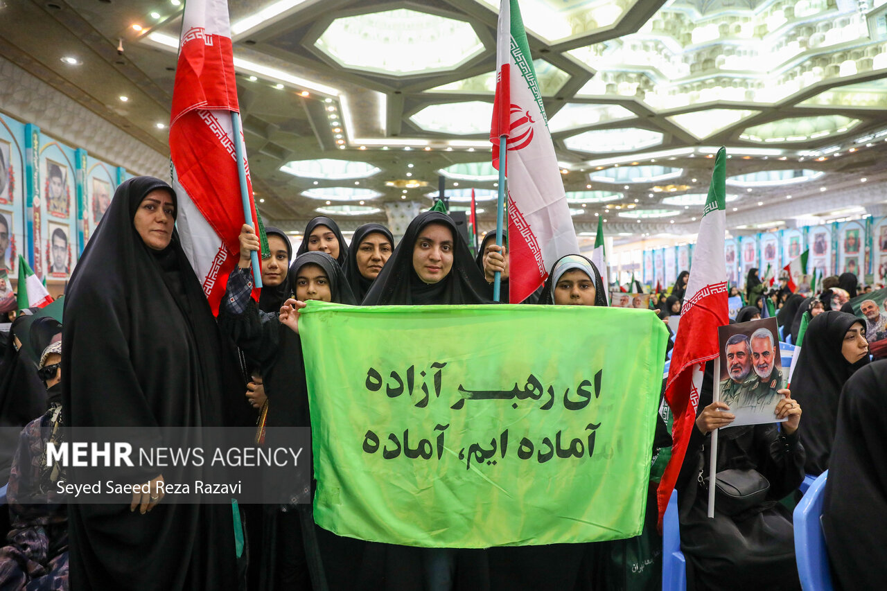 مراسم اربعین شهدای اقتدار ایران