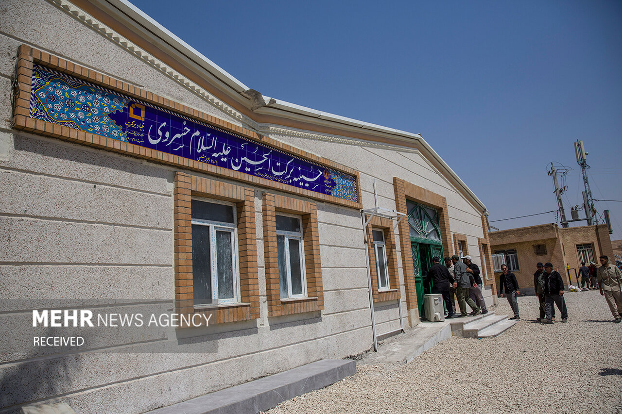 خدمت‌رسانی ستاد اجرایی فرمان امام به زائران اربعین در مرز خسروی