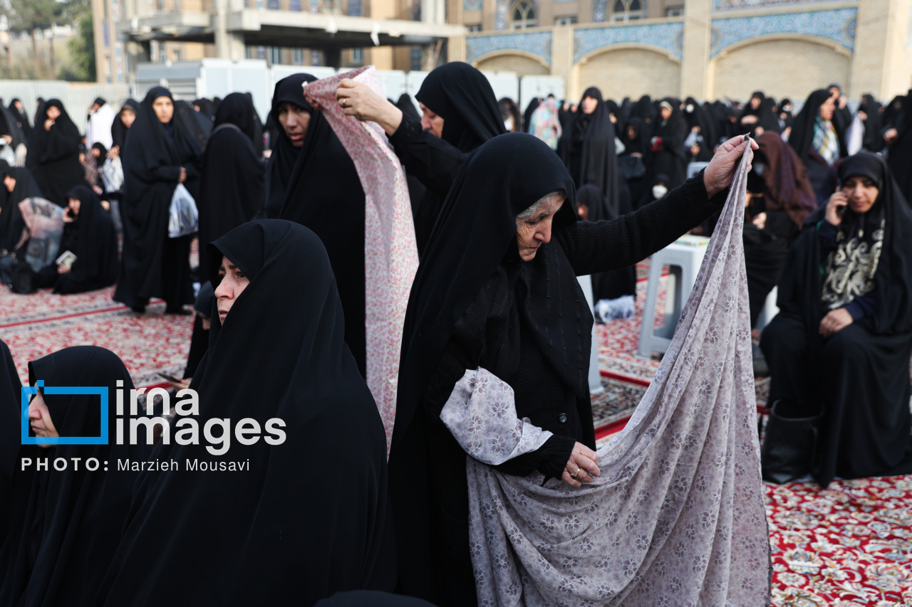  اقامه نماز باران حرم حضرت عبدالعظیم حسنی (ع)