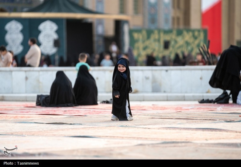 غروب نهم ربیع الاول در مسجد جمکران