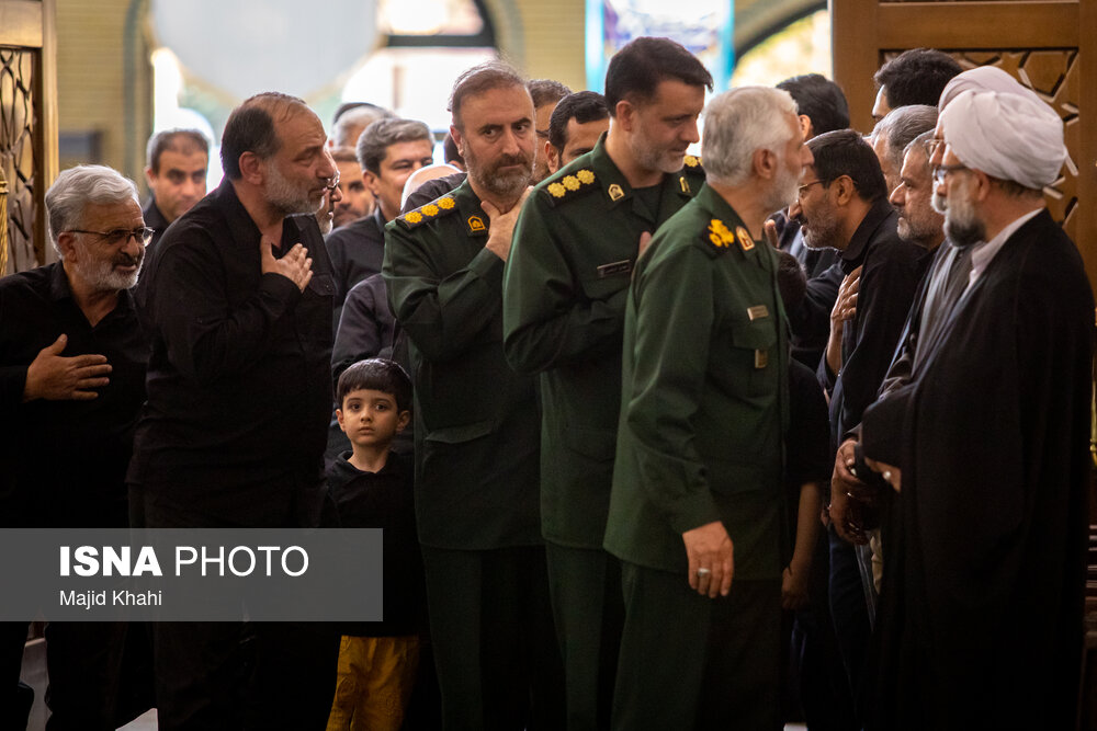 مراسم یادبود شهید سرلشکر امیرعلی حاجی‌زاده
