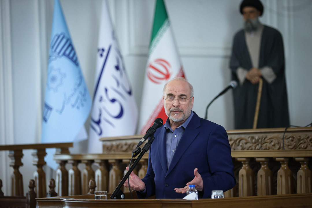 حضور و سخنرانی قالیباف در نشست هوش مصنوعی