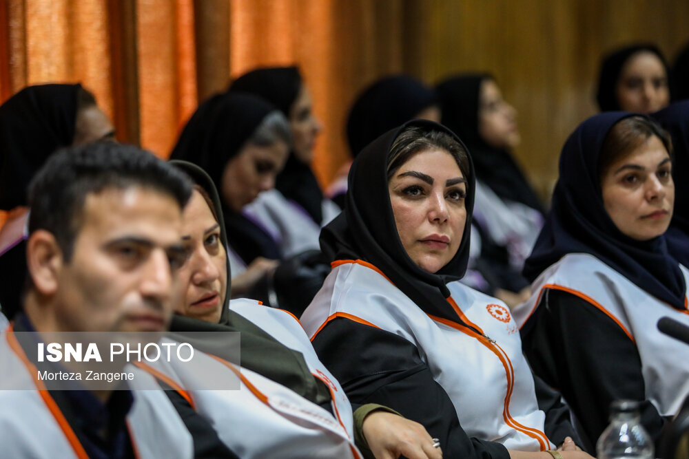 مراسم رژه خودرویی اورژانس اجتماعی در تهران